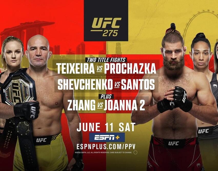 UFC 275 Расписание, участники турнира, где смотреть трансляцию