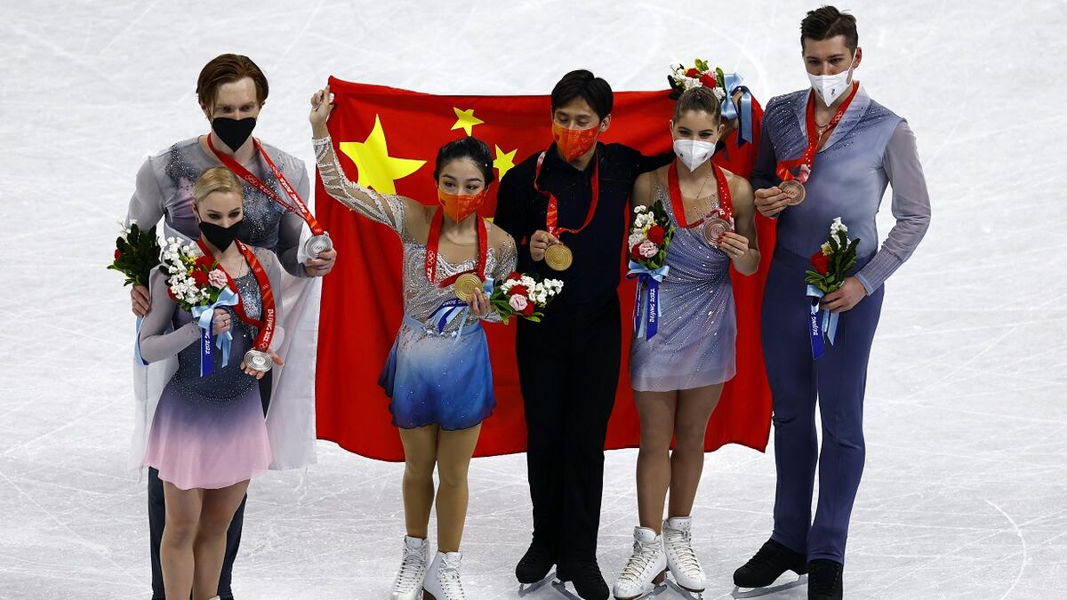 Танцы на льду результаты. Фигурное катание Пекин 2022.