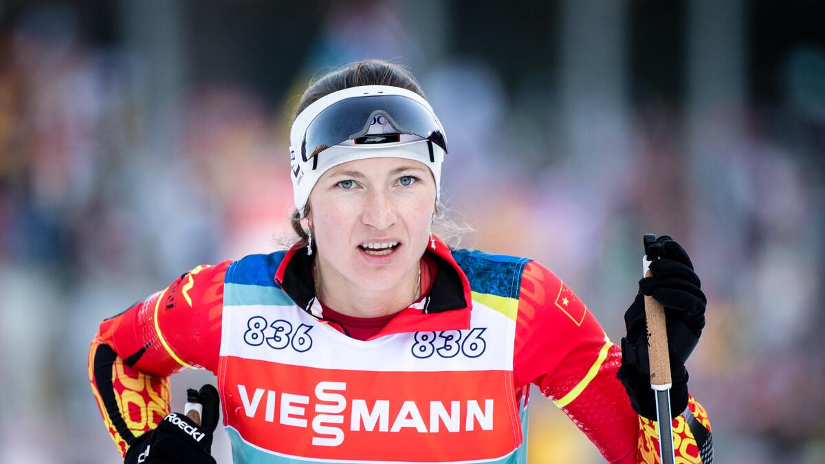 Дарья Домрачева заняла второе место в спринте на этапе Кубка мира по биатлону в Холменколлене